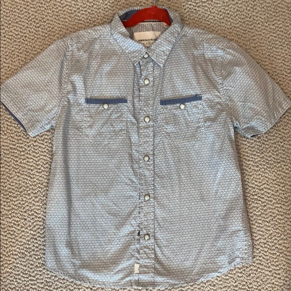 Paper Denim & Cloth Boys Button Down Size 6